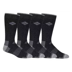 Men's Columbia Lifestyle Thermal Performance Crew Socks -columbia shop 2295593 Black