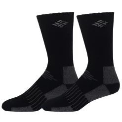 Men's Columbia 2-pack Wool-Blend Socks -columbia shop 2699269 Black