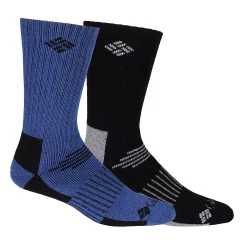 Men's Columbia 2-pack Wool-Blend Socks -columbia shop 2699269 Blue Marl