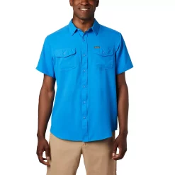 Utilizer™ II Solid Short Sleeve Shirt -columbia shop 3399420 Azure Blue