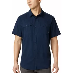 Utilizer™ II Solid Short Sleeve Shirt -columbia shop 3399420 Collegiate Navy