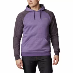 Men's Columbia Hart Mountain Hoodie -columbia shop 3595641 Purple Heather
