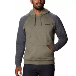 Men's Columbia Hart Mountain Hoodie -columbia shop 3595641 Stone Green Heather