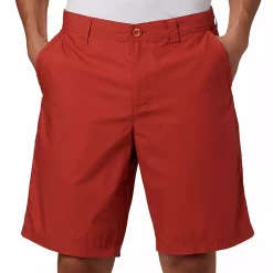 Men's Columbia Washed-Out Shorts -columbia shop 3605036 Carnelian Red