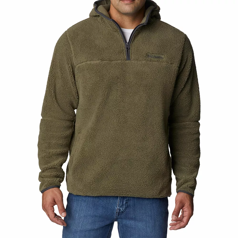 Men's Columbia Rugged Ridge Sherpa Quarter-Zip Pullover Hoodie 1 Men's Columbia Rugged Ridge Sherpa Quarter-Zip Pullover Hoodie