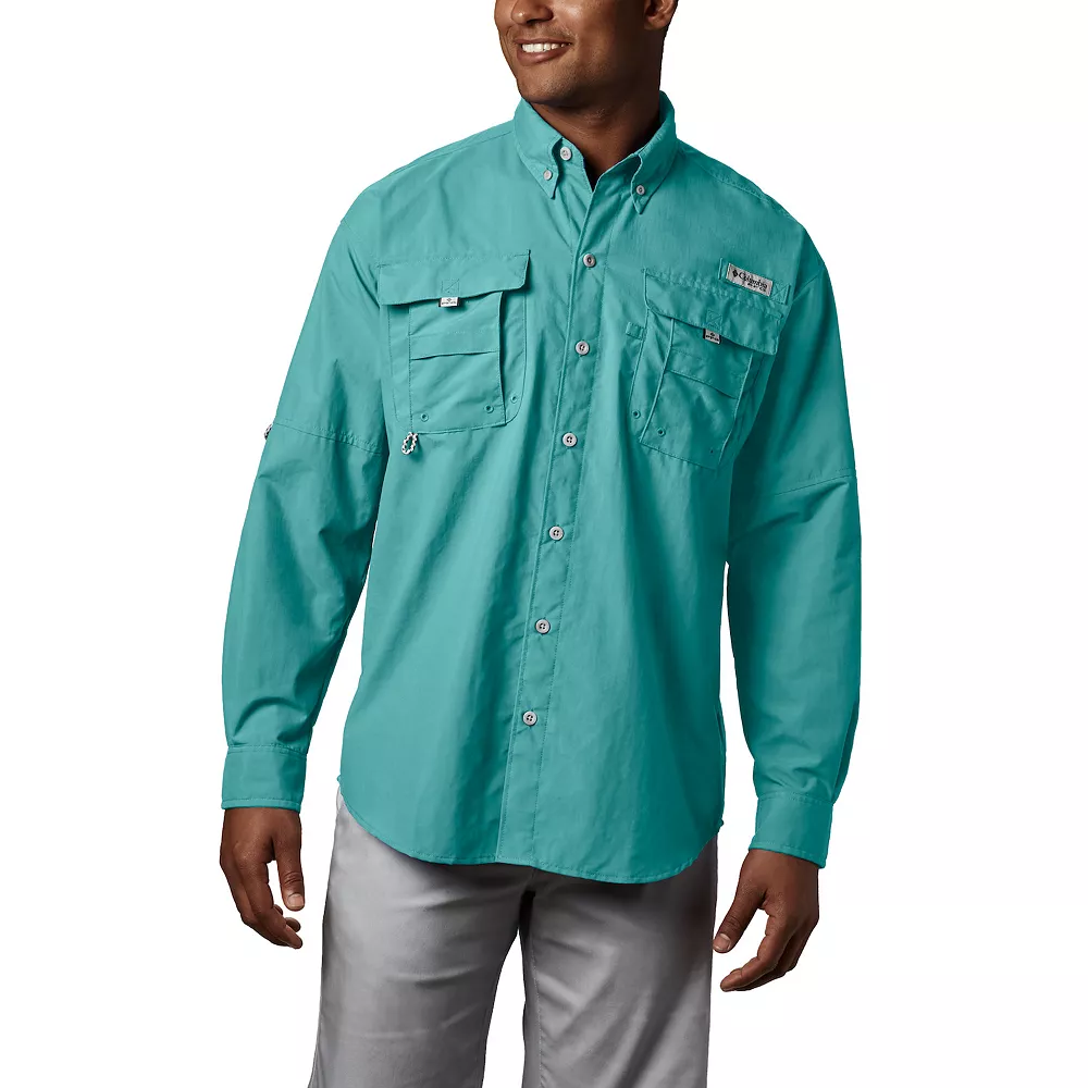 Men's Columbia PFG Bahama II Long Sleeve Woven Shirt 1 Men's Columbia PFG Bahama II Long Sleeve Woven Shirt