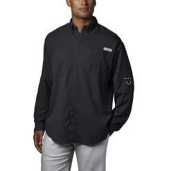 Men's Columbia PFG Tamiami™ II Long Sleeve Shirt 16 Men's Columbia PFG Tamiami™ II Long Sleeve Shirt -columbia shop 3842791 Black