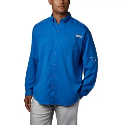 Men's Columbia PFG Tamiami™ II Long Sleeve Shirt 19 Men's Columbia PFG Tamiami™ II Long Sleeve Shirt -columbia shop 3842791 Vivid Blue