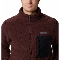 Men's Columbia Mountainside Heavyweight Fleece Zip-Front Jacket -columbia shop 4217516 ALT3