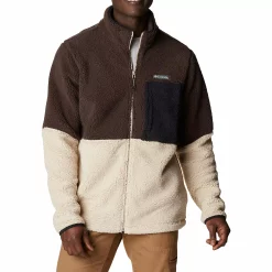 Men's Columbia Mountainside Heavyweight Fleece Zip-Front Jacket -columbia shop 4217516 Cordovan Ancient Foss