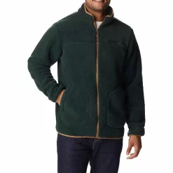 Men's Columbia Rugged Ridge II Sherpa Fleece Jacket -columbia shop 4217685 Spruce