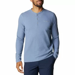 Men's Columbia Pine Peak Waffle Henley 14 Men's Columbia Pine Peak Waffle Henley -columbia shop 4898094 Bluestone
