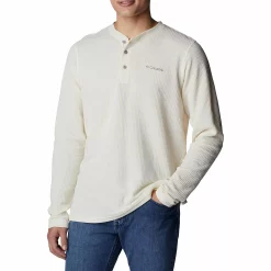 Men's Columbia Pine Peak Waffle Henley 15 Men's Columbia Pine Peak Waffle Henley -columbia shop 4898094 Chalk