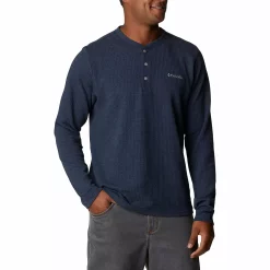 Men's Columbia Pine Peak Waffle Henley 12 Men's Columbia Pine Peak Waffle Henley -columbia shop 4898094 Collegiate Navy
