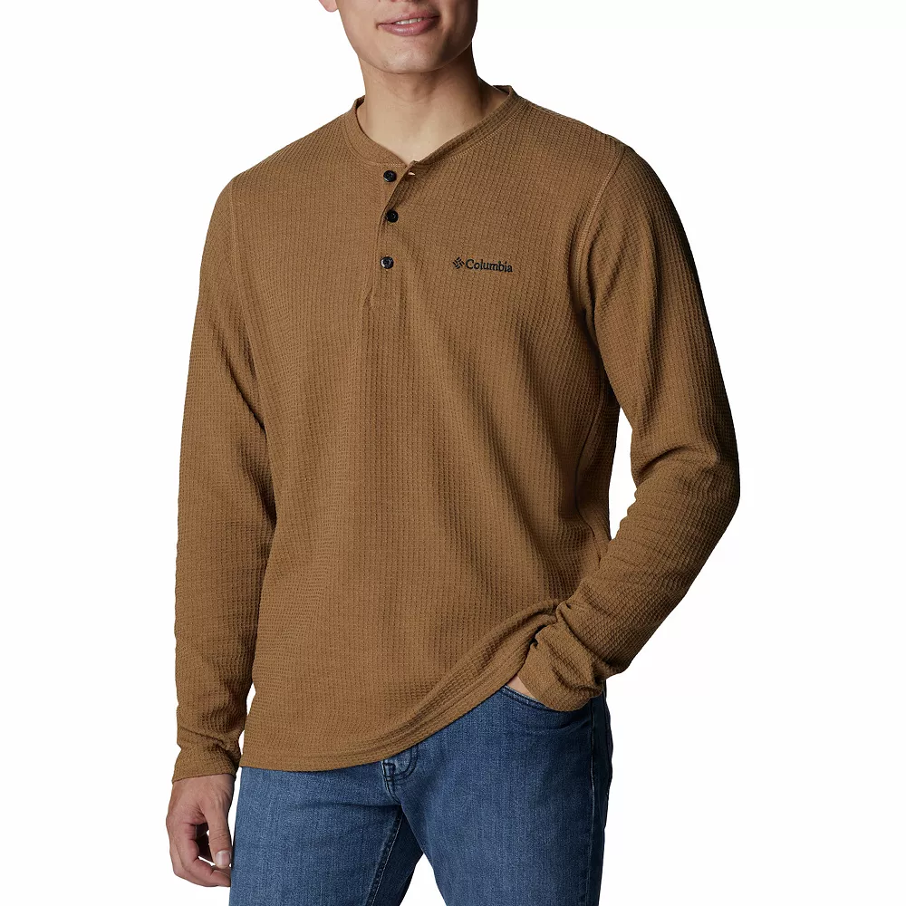 Men's Columbia Pine Peak Waffle Henley 3 Men's Columbia Pine Peak Waffle Henley - Image 3