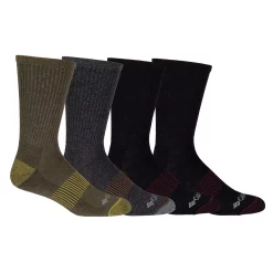 Men's Columbia 4-pack Heather Ribbed Half-Cushioned Crew Socks 7 Men's Columbia 4-pack Heather Ribbed Half-Cushioned Crew Socks -columbia shop 5106325 Green Grey Assorted