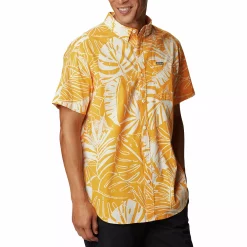 Rapid Rivers™ Printed Short Sleeve Shirt -columbia shop 5182232 Mango Palms