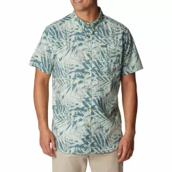 Rapid Rivers™ Printed Short Sleeve Shirt -columbia shop 5182232 Metal Palms