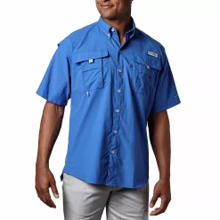 Men's Big & Tall Columbia Bahama II Shirt -columbia shop 5209270 Vivid Blue