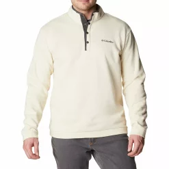 Men's Columbia Hart Mountain™ Half Snap Shirt -columbia shop 5549594 Oatmeal Heather