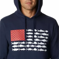 Men's Columbia PFG™ Fish Flag II Hoodie -columbia shop 5569396 ALT2