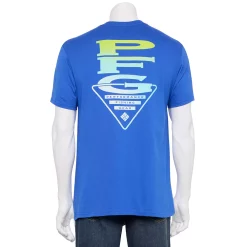 Men's Columbia PFG Graphic Tee -columbia shop 5642909 Vivid Blue