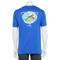 Men's Columbia PFG Graphic Tee -columbia shop 5642960 Vivid Blue