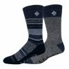 Men's Columbia Lifestyle Repreve Marl Stripe Crew Socks