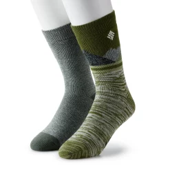 Men's Columbia Lifestyle Smoky Mountains Medium Weight Thermal Crew Socks