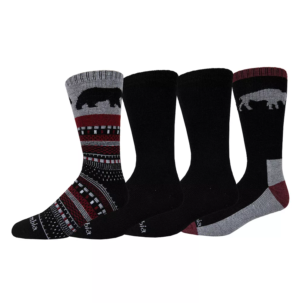 Men's Columbia Lifestyle Aspen Cushioned Wool Crew Socks 1 Men's Columbia Lifestyle Aspen Cushioned Wool Crew Socks