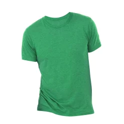 Canvas Mens Triblend Crew Neck Plain Short Sleeve T-Shirt -columbia shop 5897695 Green Triblend