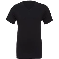 Canvas Mens Jersey Short Sleeve V-Neck T-Shirt