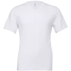 Canvas Mens Jersey Short Sleeve V-Neck T-Shirt