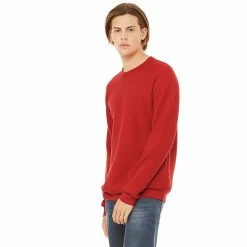 Bella + Canvas Unisex Adult Fleece Raglan Sweatshirt -columbia shop 5901592 ALT2