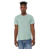 Canvas Mens Triblend Crew Neck Plain Short Sleeve T-Shirt