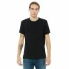 Canvas Mens Triblend Crew Neck Plain Short Sleeve T-Shirt