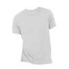 Canvas Mens Triblend Crew Neck Plain Short Sleeve T-Shirt