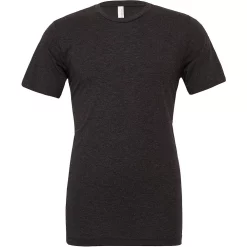 Canvas Mens Triblend Crew Neck Plain Short Sleeve T-Shirt