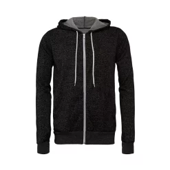 Canvas Unixex Zip-up Polycotton Fleece Hooded Sweatshirt / Hoodie