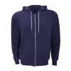 Canvas Unixex Zip-up Polycotton Fleece Hooded Sweatshirt / Hoodie
