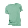 Canvas Mens Triblend Crew Neck Plain Short Sleeve T-Shirt