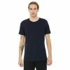 Canvas Mens Triblend Crew Neck Plain Short Sleeve T-Shirt