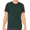 Canvas Mens Triblend Crew Neck Plain Short Sleeve T-Shirt