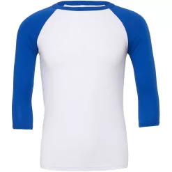 Canvas Mens 3/4 Sleeve Baseball T-Shirt