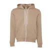 Canvas Unixex Zip-up Polycotton Fleece Hooded Sweatshirt / Hoodie