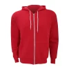 Canvas Unixex Zip-up Polycotton Fleece Hooded Sweatshirt / Hoodie