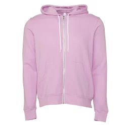 Canvas Unixex Zip-up Polycotton Fleece Hooded Sweatshirt / Hoodie