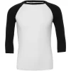 Canvas Mens 3/4 Sleeve Baseball T-Shirt