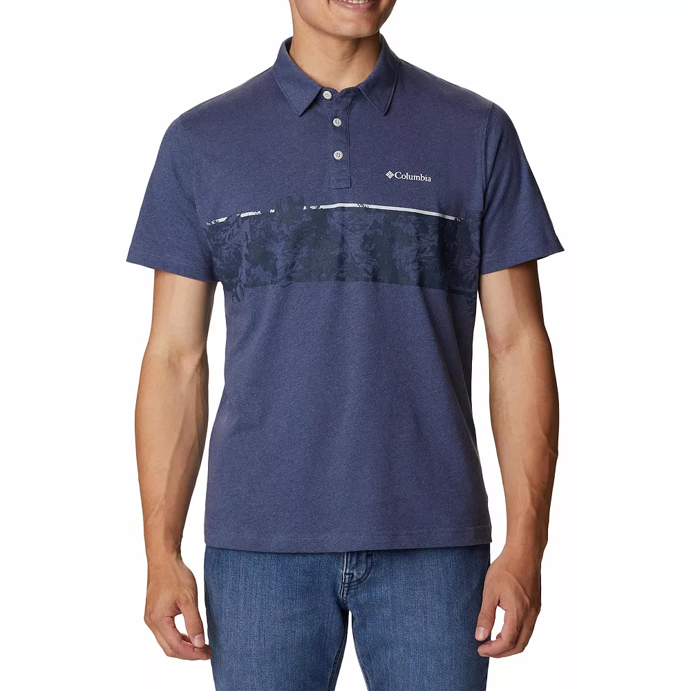 Men's Columbia Thistletown Hills™ Striped Polo 1 Men's Columbia Thistletown Hills™ Striped Polo