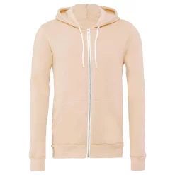 Canvas Unixex Zip-up Polycotton Fleece Hooded Sweatshirt / Hoodie